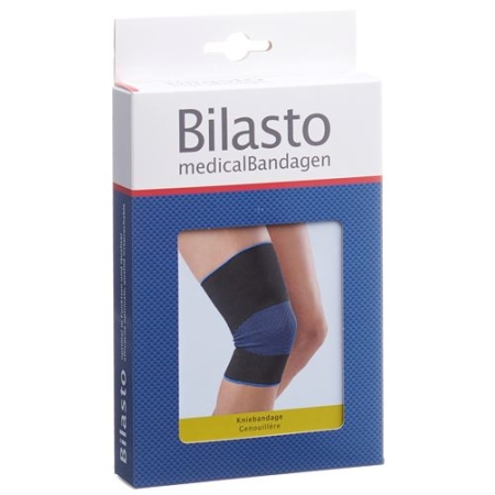 Bilasto Kniebandage размер L Schwarz/Blau