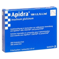 Apidra Clikstar Optipen 5 Ampullen je 3 ml