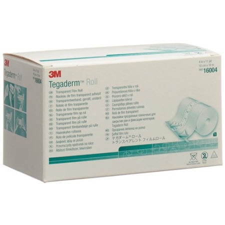 3M Tegaderm Roll Folienverband 10см x 10m Transparent