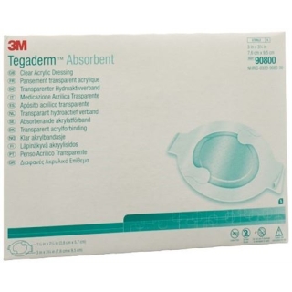 3M Tegaderm Absorbent повязка для ран 7.6x9.5см 5 штук