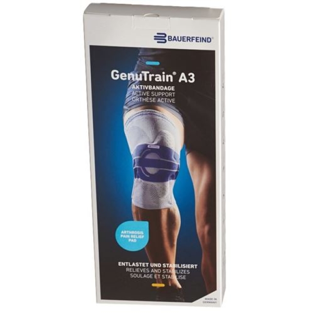 GenuTrain A3 активная повязка Knie размер 4 Rechts Titan