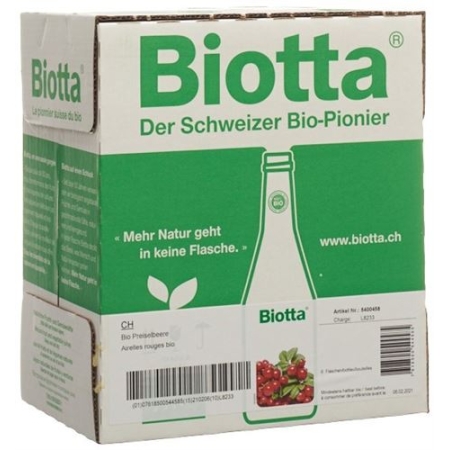 BIOTTA BIO PREISELBEER SAFT PL