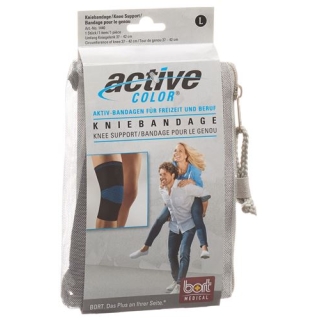 Bort Aktive Color Kniebandage размер XL +42см Schwarz