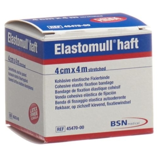 Elastomull Haft марлевый бинт Weiss 4мX4см рулон