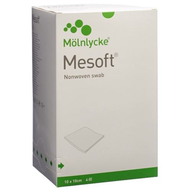 Mesoft Vlieskompressen 10x10см стерильный 75x 2 штуки