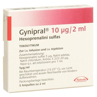 Gynipral 10 mcg/2 ml 5 Ampullen 2 ml