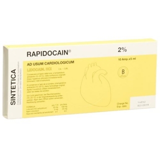 RAPIDOCAINE CARDIO 20MG/ML