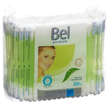 Bel Premium Wattestabchen Minigrip-Btl 200 штук