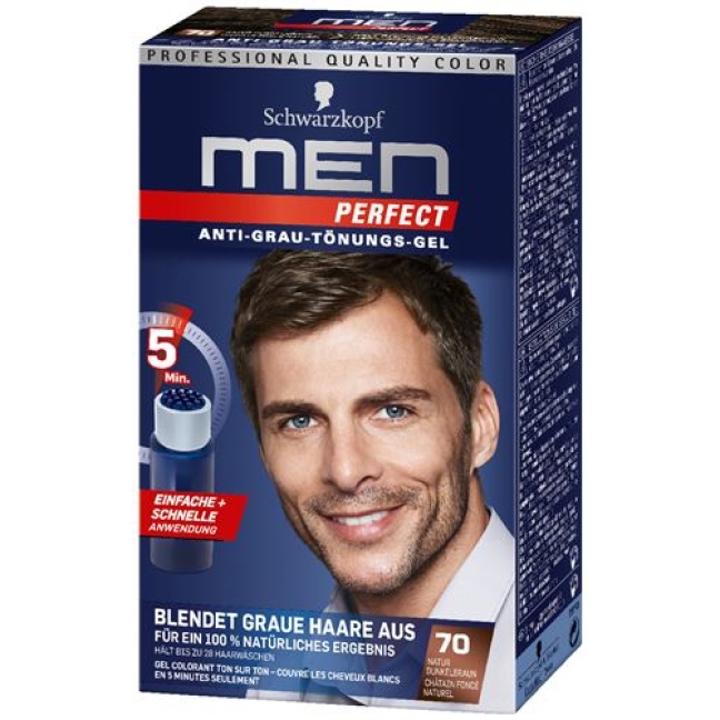 Men Perfect Tonung 70 Natur Dunkelbraun