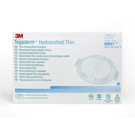 3M Tegaderm Hydrocolloid Thin 7x9см Oval 10 штук