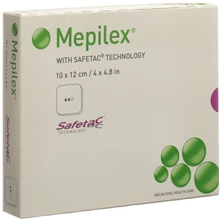 Mepilex Schaumverband Safetac 10x12см Silik 5 штук