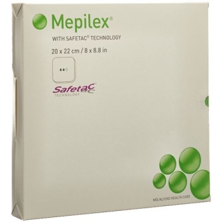 Mepilex Schaumverband Safetac 20x22см Silik 5 штук