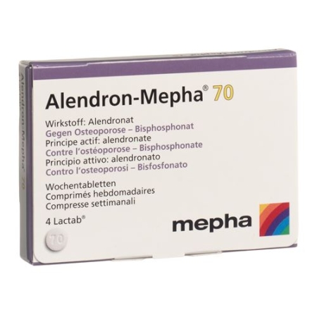 Alendron Mepha 70 mg 4 Lactabs