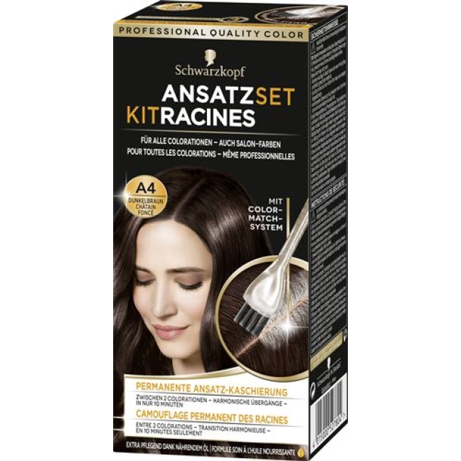 Schwarzkopf Ansatzset Dunkelbraun бутылка 22мл