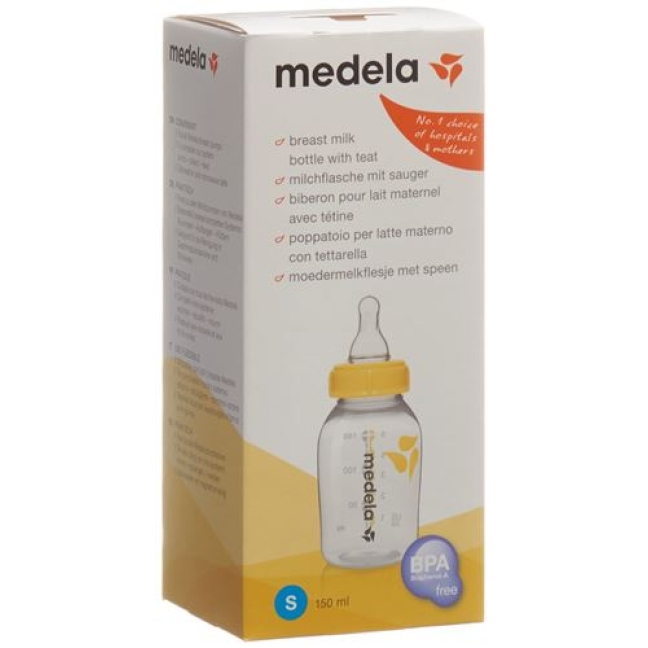 Medela Milchflasche mit Sauger 150мл S