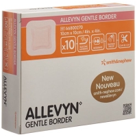 Allevyn Gentle Border повязка для ран 10x10см 10 штук