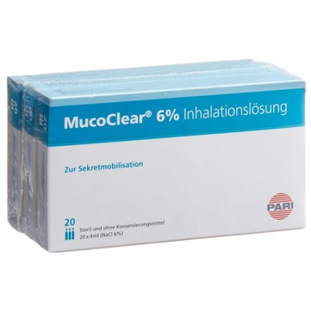 Pari Mucoclear раствор для ингаляций 6% NaCl 60x 4мл