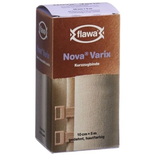 Flawa Nova Varix Kurzzugbinde 10смx5m Hautfarben