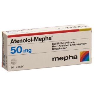 Atenolol Mepha 50 mg 100 Lactabs