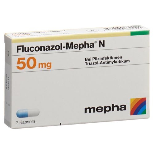 Fluconazol Mepha 50 N 50 mg 28 Kaps