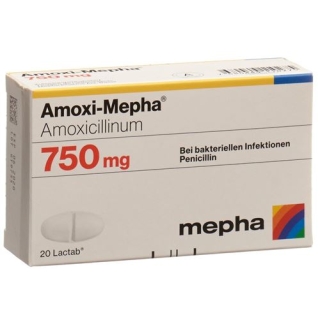 Amoxi Mepha 750 mg 20 Lactabs