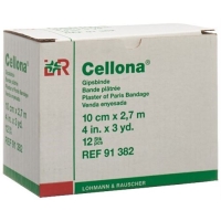 Cellona Gipsbinden 2.75мX10см Feincremig 12 штук