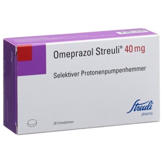 Омепразол Штройли 40 мг 28 таблеток покрытых оболочкой