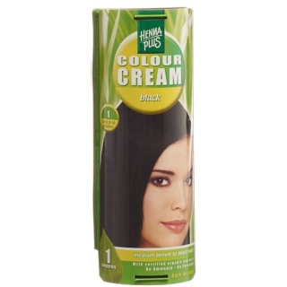 Henna Plus Colour крем 1 Schwarz 60г