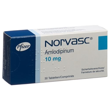 Norvasc 10 mg 30 tablets