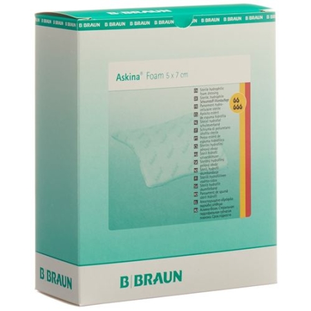 Askina Foam Schaumstoffverband 5x7см 10 штук