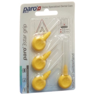 Paro 3star-Grip 2.6мм Gelb Zylin 4 штуки