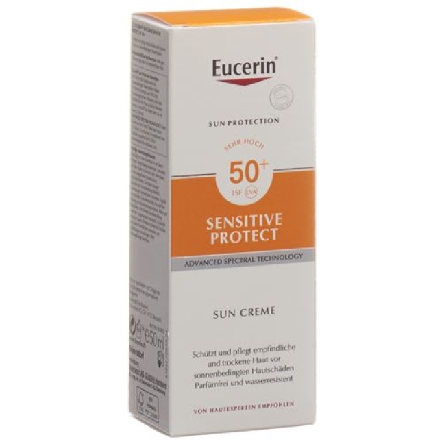 Eucerin Sun Sonnencreme fur Gesicht LSF 50+ 50мл