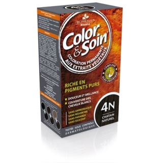 Color Et Soin Coloration Chatain Naturel 4n 135мл