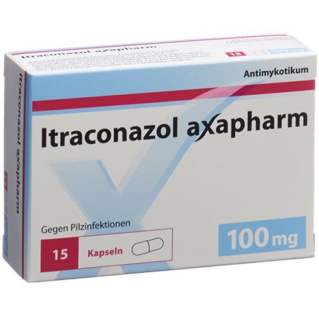 Itraconazol Axapharm 100 mg 15 Kaps