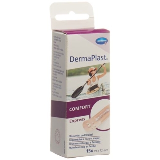 Dermaplast Comfort Express Strips 19x72мм 15 штук