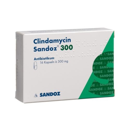 Clindamycin Sandoz 300 mg 16 Kaps