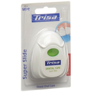 Trisa Super Tape Zahnseide 25m Mint Fluor