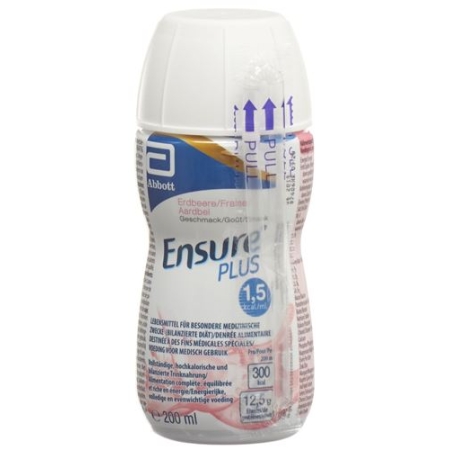 ENSURE PLUS ERDBEER FLASCHE