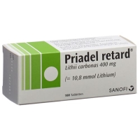 Priadel 400 mg 100 Retard tablets