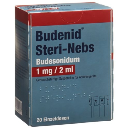 Буденид Стери Небс 1 мг/2 мл 20х2 мл суспензия для ингалятора