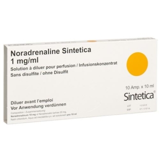 NORADRENALIN SINT 10 MG/10ML O