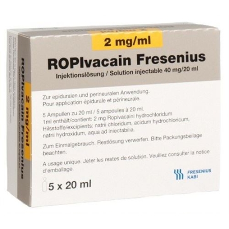 ROPIVACAIN FRES 2 MG/ML