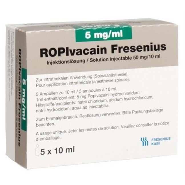 ROPIVACAIN FRES 5 MG/ML