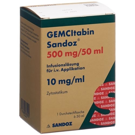 GEMCITABIN SANDOZ INF 500MG