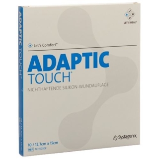 Let’s Comfort Adaptic Touch Silikon-Wundauflage 12.7смx15см 10 ш