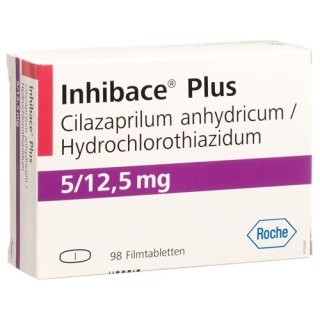 Inhibace Plus 5 mg 98 filmtablets