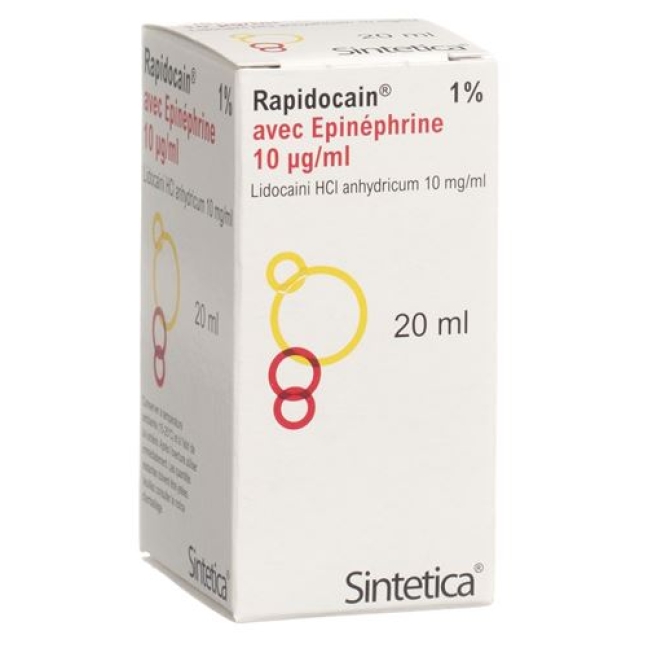 RAPIDOCAIN 1% +EPIN 10MCG/