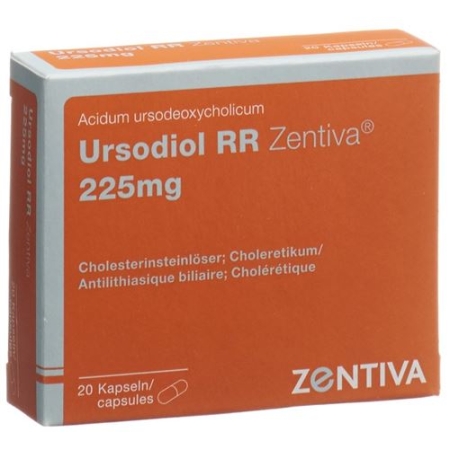 Урсодиол РР Зентива 225 мг 20 капсул