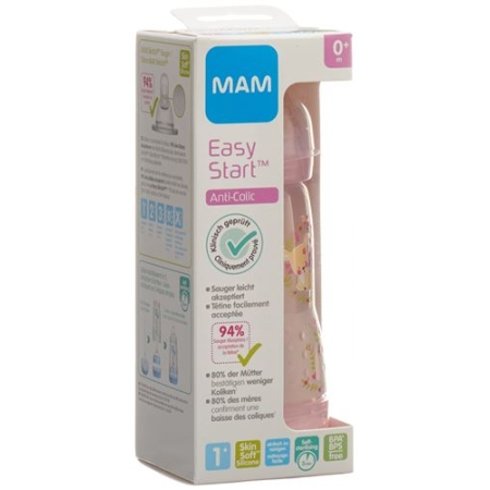 MAM Anti-Colic Schoppenflasche 260мл Girl