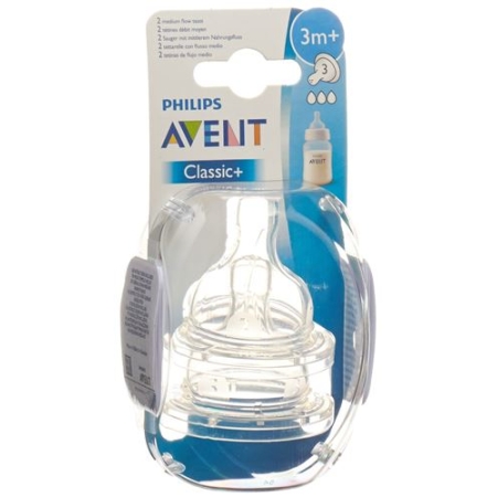 Avent Philips Milch Sauger 3 Loch Silikon 2 штуки